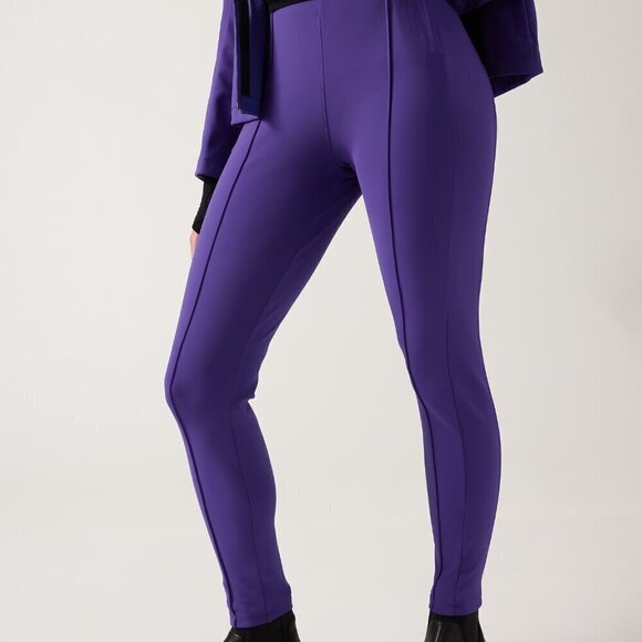 Athleta Glacier Snow Skinny Pant in Noble Blue Women's Size 8 NWT - Picture 1 of 8
